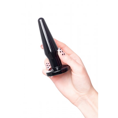 Анальная втулка TOYFA POPO Pleasure Gemini α, TPE, черная, 12,1 см