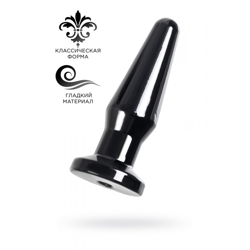 Анальная втулка TOYFA POPO Pleasure Gemini β, TPE, черная, 12,4 см