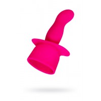 Насадка для массажера Love Magic, силикон, розовая, 12 см