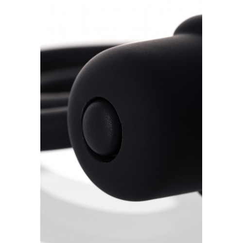 Анальная пробка Erotist с дополнительной стимуляцией, силикон, черная