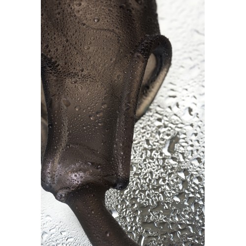 Насадка ToyFa XLover, для увеличения размера с дополнительной стимуляцией,TPE, черная прозрачная, 15,4 см