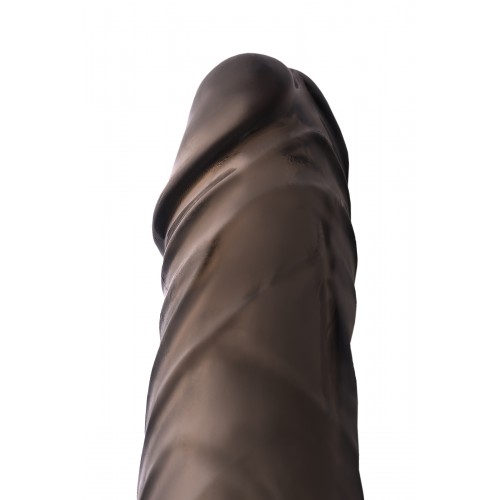 Насадка ToyFa XLover, для увеличения размера с дополнительной стимуляцией,TPE, черная прозрачная, 15,4 см