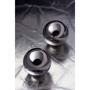 Вагинальные шарики Metal by TOYFA, металл, серебристые, Ø 2 см (иной угол)