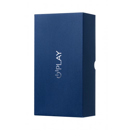 Анальная вибровтулка OPlay Unico с пультом ДУ, силикон, синий, 13,5 см.