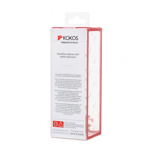 Насадка KOKOS  с дополнительной стимуляцией, реалистичная,TPR, телесный, 12.7 см с шипами