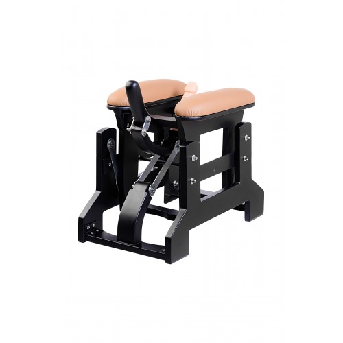 Секс-тренажер, Diva, Love Rider с двумя насадками, металл, персиковый,  57 см