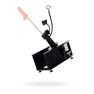 Секс-машина, Diva, Motion с двумя насадками, металл, черный,  58 см (иной угол)