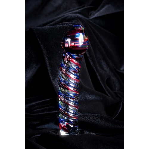 Нереалистичный фаллоимитатор Sexus Glass, стекло, прозрачный, 16,5 см