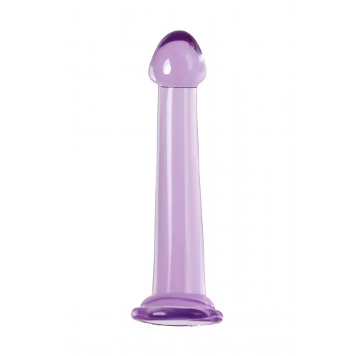 Нереалистичный фаллоимитатор Jelly Dildo S Toyfa Basic, TPE, фиолетовый, 15,5 см