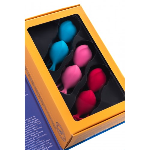 Набор вагинальных шариков Satisfyer  Balls C03 Double, Силикон, Ассорти, Ø 3  см