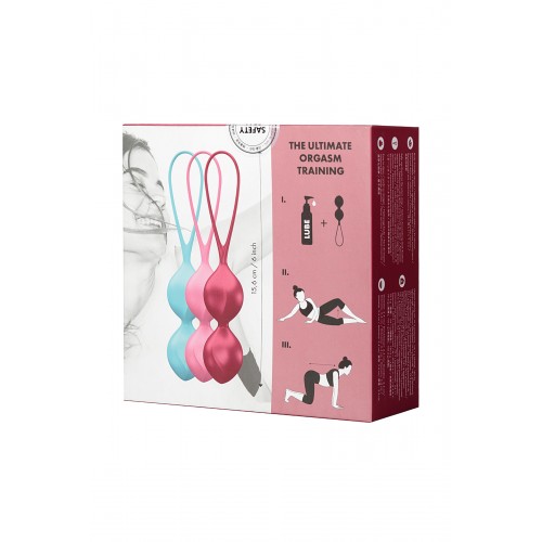Набор вагинальных шариков Satisfyer  Balls C03 Double, Силикон, Ассорти, Ø 3  см
