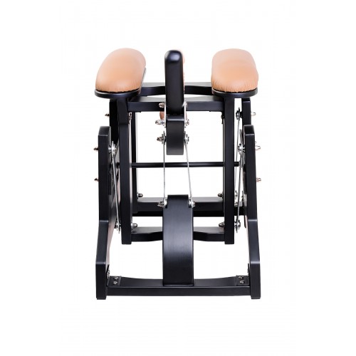 Секс-тренажер, Diva, Love Rider с двумя насадками, металл, персиковый,  57 см