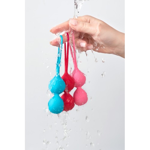 Набор вагинальных шариков Satisfyer  Balls C03 Double, Силикон, Ассорти, Ø 3  см