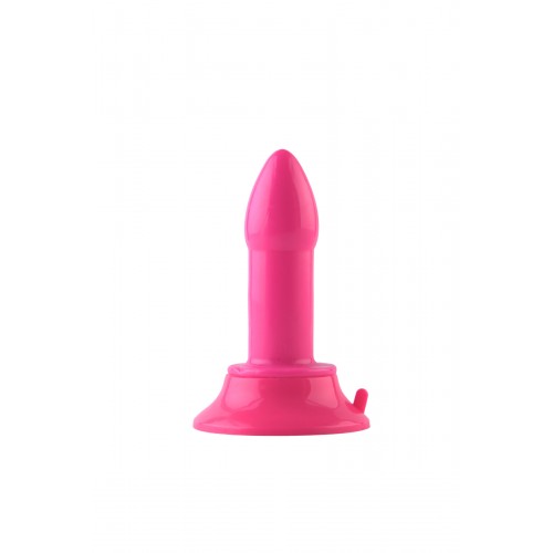 Анальная втулка TOYFA POPO Pleasure, TPR, розовая, 11,9 см