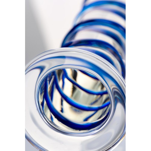 Нереалистичный фаллоимитатор Sexus Glass, стекло, прозрачный, 17 см