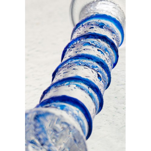 Нереалистичный фаллоимитатор Sexus Glass, стекло, прозрачный, 17 см