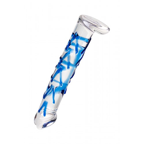 Нереалистичный фаллоимитатор Sexus Glass, стекло, прозрачный, 17 см
