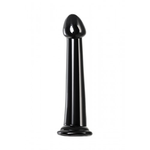 Нереалистичный фаллоимитатор Jelly Dildo M Toyfa Basic, TPE, черный, 18 см