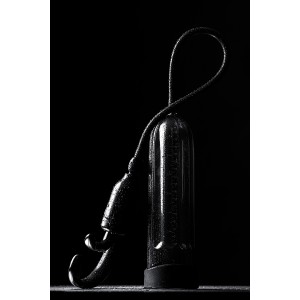 Помпа для пениса Sexus Men Expert, вакуумная, механическая, ABS пластик, чёрная, 25 см (иной угол)