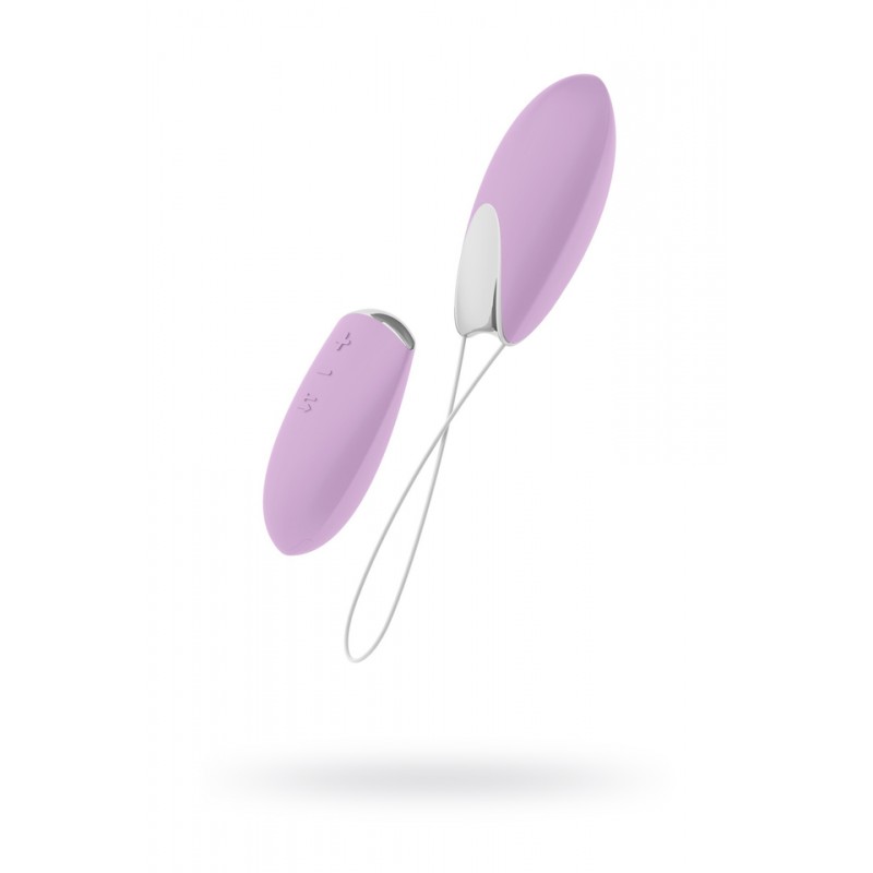 Виброяйцо OVO R1 на дистанционном управлении, силикон, розовый, 8 см