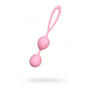 Вагинальные шарики Eromantica Lotus, силикон, розовые, 17 см