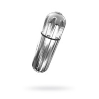 Вибропуля Bathmate Vibe Bullet Chrome, перезаряжаемая, водонепроницаемая, пластик, 10 режимов вибрации, серебристая, 7.8 см