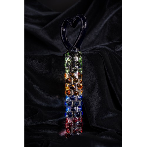 Нереалистичный фаллоимитатор Sexus Glass, стекло, прозрачный, 22,5 см