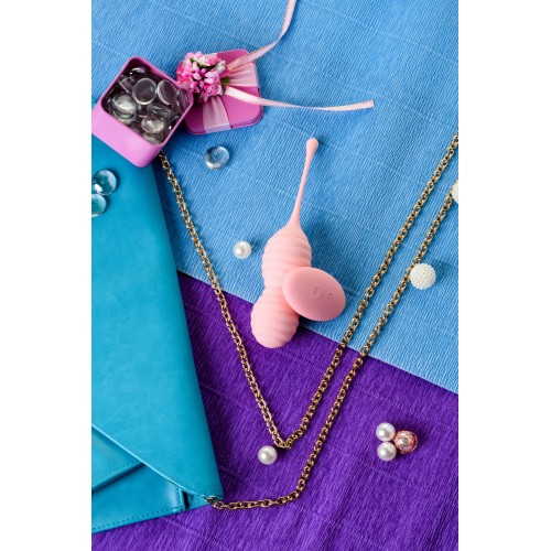 Интимный тренажер 2 в 1 Eromantica ZEFYR, Силикон, Розовый,17,3 см