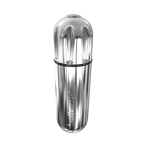 Вибропуля Bathmate Vibe Bullet Chrome, перезаряжаемая, водонепроницаемая, пластик, 10 режимов вибрации, серебристая, 7.8 см