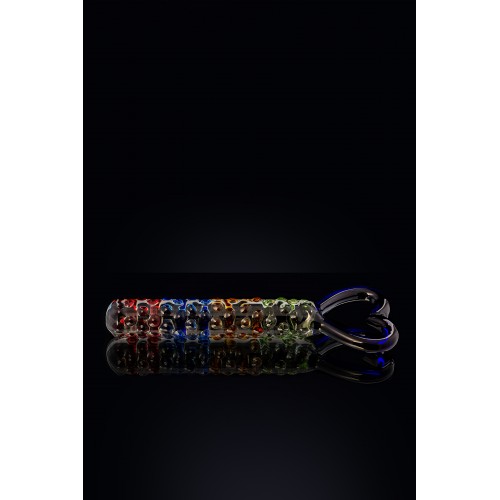 Нереалистичный фаллоимитатор Sexus Glass, стекло, прозрачный, 22,5 см