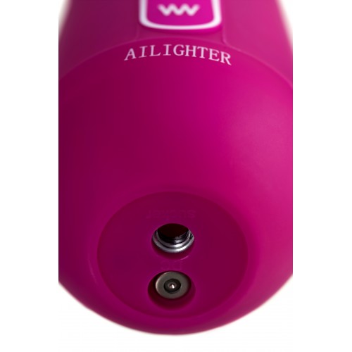Нереалистичный вибратор Ailighter Smart Telescopic lover, TPE, розовый, 27,1 см.