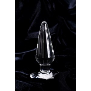 Анальная втулка Sexus Glass, стекло, прозрачная, 11,5 см, Ø 3,5 см Анальная втулка Sexus Glass, стекло, прозрачная, 11,5 см, Ø 3,5 см (иной угол)