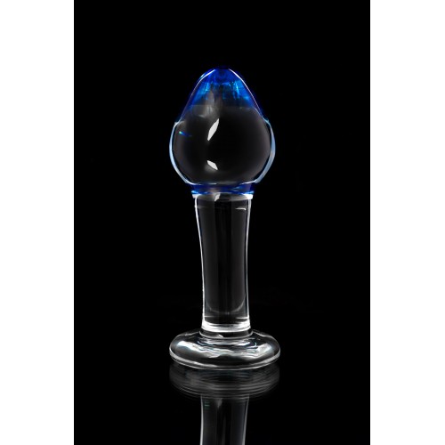 Анальная втулка Sexus Glass, стекло, прозрачная, 11,5 см, Ø 4 см