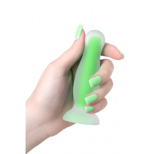 Анальная втулка светящаяся в темноте Beyond by Toyfa Victor Glow, силикон, прозрачный, 10 см