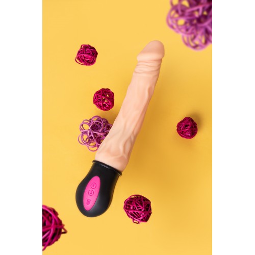 Реалистичный вибратор TOYFA A-Toys  Benedick с подогревом, TPE, 12 режимов вибрации, 18 см