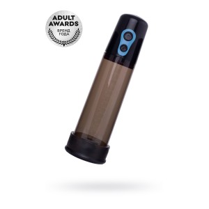 Помпа для пениса TOYFA  A-Toys Acrilic, силикон, чёрный, 26 см (иной угол)