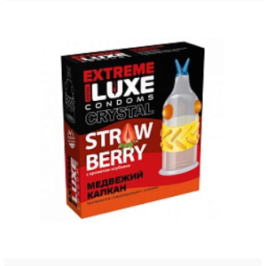 Презервативы Luxe EXTREME Медвежий Капкан (Клубника)