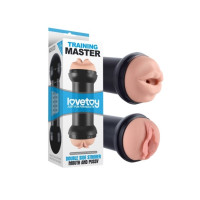 Мастурбатор двойной Traning Master вагина и рот, с полным погружением
