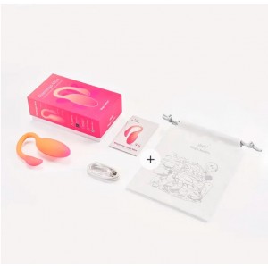 Смарт-вибратор Magic Motion Flamingo Max оранжевый (иной угол)