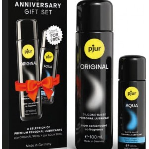 Набор лубрикантов Pjur силикон 100 мл+30 мл водная основа, Германия