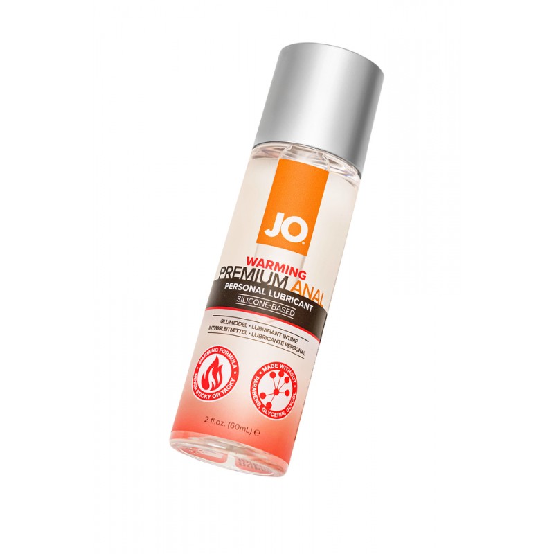 Анальный лубрикант на силиконовой основе JO Premium WARMING, разогревающий, 60 мл
