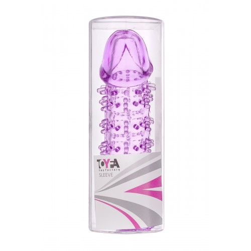Насадка TOYFA, TPE, фиолетовый, 12, 5 см
