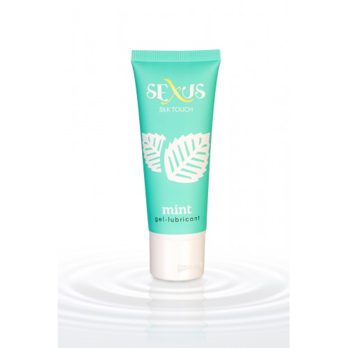 Гель-лубрикант Sexus на водной основе с ароматом мяты Silk Touch Mint 50 мл