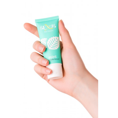 Гель-лубрикант Sexus на водной основе с ароматом мяты Silk Touch Mint 50 мл