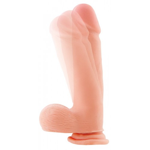 Реалистичный фаллоимитатор TOYFA RealStick Elite DILDO, TPR, телесный, 23,5 см