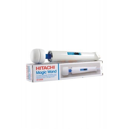 Вибромассажер, Magic Wand HV-250R,  силикон, белый, 32,5 см