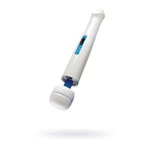 Вибромассажер, Magic Wand HV-250R,  силикон, белый, 32,5 см