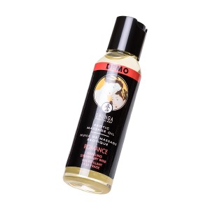 ТЕСТЕР Масло для массажа Shunga Романс «Клубника и шампанское», натуральное, возбуждающее, с клубничным ароматом, 60 мл (иной угол)