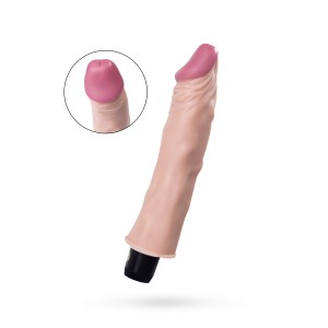 Реалистичный вибратор TOYFA A-Toys  Мультискоростной , PVC,  режимов вибрации, 19 см (иной угол)