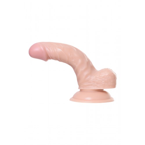 Реалистичный фаллоимитатор TOYFA RealStick Nude, PVC, телесный, 17 см